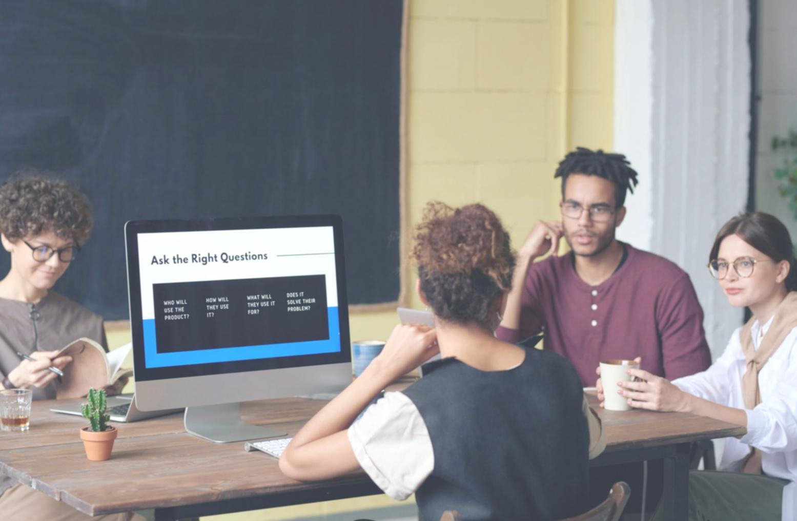 Agile workshop session with team collaboration